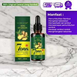 Serum Penumbuh Rambut Botak Anti Rontok & Ketombe Ginger Germinal Oil Treatment
