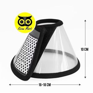 KICAU MART Collar Pelindung Leher Kucing Anjing Corong Penutup Kepala Anti Gigit Jilat Cone Leher Anjing Collar Kucing Anabul Puppy Murah Bahan Ringan