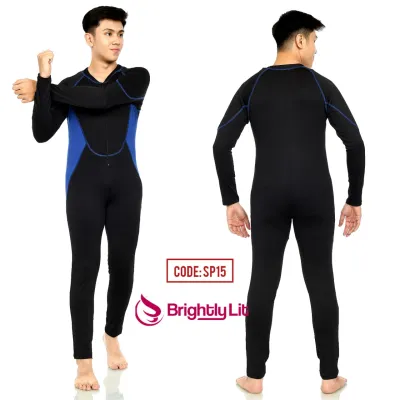 Baju renang diving panjang pria dewasa pakian renang selam panjang model terusan
