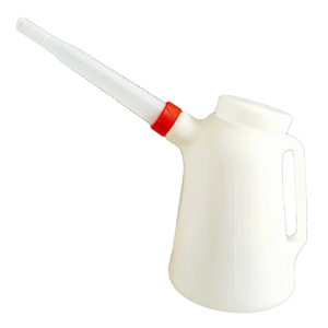 5L Long Mouth Oil Can Automotive Oil Can Dispenser Bottle Enough for Any Vehicle Oil Measuring Automotive Oil