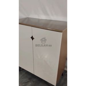 (FREE INSTALLATION) Belilah Shoes Cabinet Modern Storage Rack Almari Kasut Wooden Cabinet Home