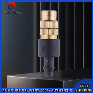 Vktech 10pcs 4/7pvc Micro Watering Sprinklers ปรับสปริงเกอร์หัวทองเหลืองหัวการเกษตรประหยัดน้ำแบบพกพาได้เครื่องมือชลประทานอัตโนมัติ