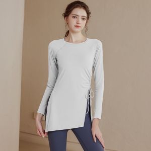 Baju Olahraga Wanita Lengan Panjang Gym fitness Casual