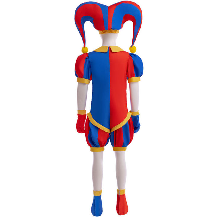 Untynit Girls Pamni Circus Suit The Amazing Digital Joker Pomni Cosplay 