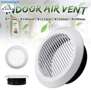 YAUSHING Air Vent Grille Circular Indoor Ventilation Outlet Duct Pipe Cover Cap Sale Wall-mounted Ceiling Installation Vents