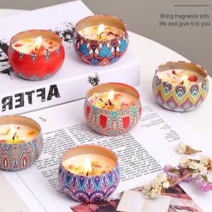 Christmas Scented Candles Soy Wax Handmade Scented Jars Home Scented Candles Indoor Long Lasting Scent Without Odor