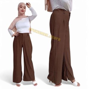 OROWOMEN- Celana Cutbray Highwaist - Celana Panjang Wanita