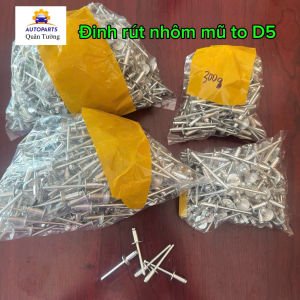 Đinh rút nhôm D5/ tán rive / đinh tán rút nhôm dùng cho thùng xe tải kết cấu cơ khí hay nhôm kính