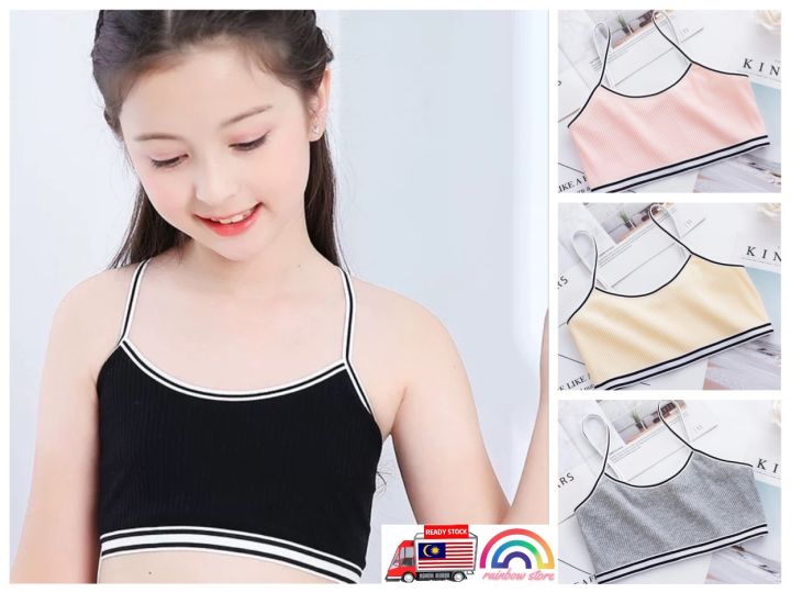 12-18Y Cotton Girls Bra Teenage Underwear Kids Sports Bra Adjustable Bra  with Chest Pad Kids (Color : 6, Kid Size : 18 Years) : : Clothing,  Shoes & Accessories