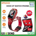 IMOO Z7 Watch Phone Jam Anak Pintar Front & Rear Dual Camera Video Call GPS - Waterproof. 