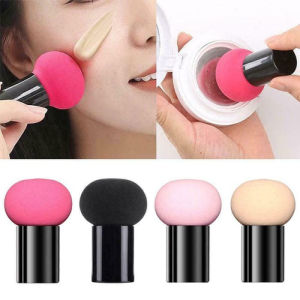 Spons Make Up Jamur Sponge Gagang Beauty Blender