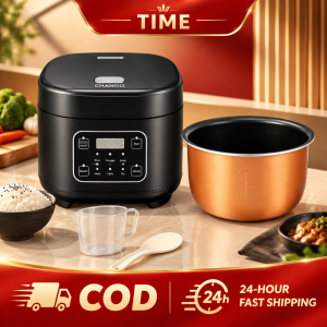 Rice Cooker 3L Digital Control Non-Stick Golden Inner Pot Multi Function Lutuan ng Bigas for 3-4 Person Household Kusina Appliance