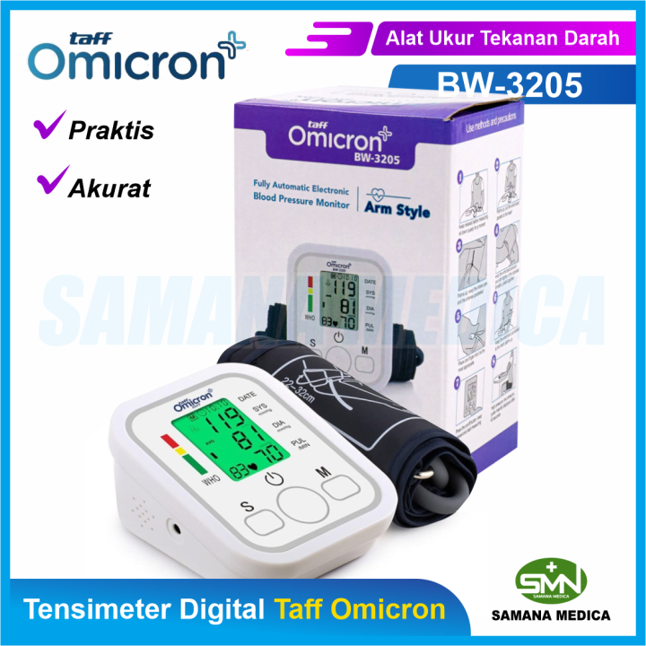 Tensimeter Digital Taff Omicron BW-3205 Sphygmomanometer Pengukur Tekanan Darah / Tensi Omicron