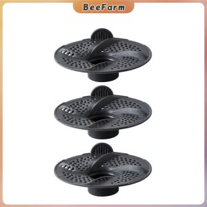 BeeFarm 3 Pcs/pack Hair Catcher Anti-clog Bathroom Drain Filter Bathroom Swirl Floor Drain
