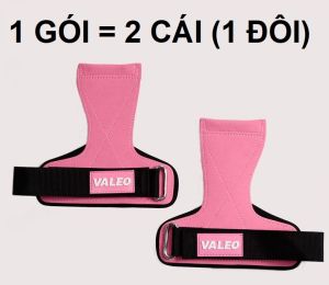 Găng Tay Tập Gym Dây Kéo Lưng (Lifting Straps) Valeo Chất Liệu Da Bò - Hỗ Trợ Deadlift - Găng Quấn Cổ Tay - Thể Thao - Tập Gym
