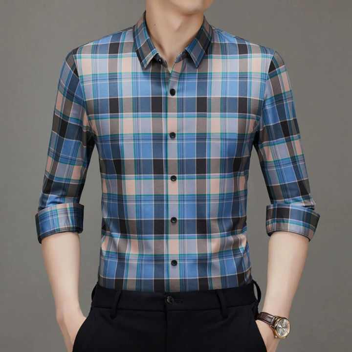 Áo sơ mi nam caro dài tay mẫu mới cực đẹp thời trang PONIVALAZA Cao cấp ...