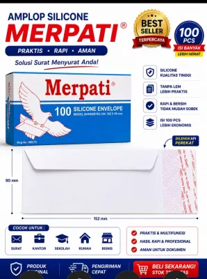 RGT - 1 Pack Amplop Merpati Besar ( KIKY ) 104 Amplop Isi 100 Lembar Uk 152 x 90 MM