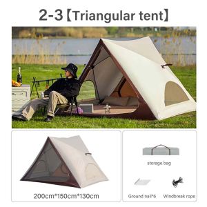 Full-Automatic Camping Tent 210D Waterproof Oxford Cloth UV Protection Large Pop Up Beach Tent with Fiberglass Poles