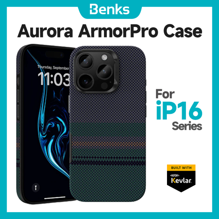 [Benks Official] Benks Aurora ArmorPro Magnetic Case Built with Kevlar ...