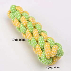 Đồ chơi cho Chó gặm sạch răng bằng dây thừng bện (mẫu mới) - Hara Pet Store