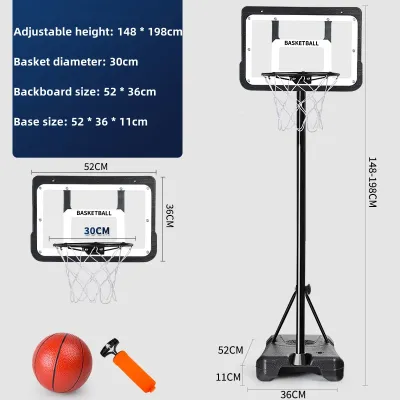 Basketball Ring for Kids/Adult 4.9/6.5/8.2ft Portable Adjustable Height Mini Basketball Hoop Basketball Ring With Stand Toys 【Fast Delivery】