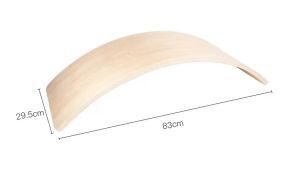 [SG] Wooden Balance Board for Kids Wobble Balance Board Kids Yoga Board Body Training natural Wood Curvy Board Kids