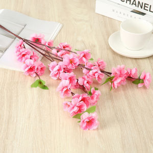 PERSE 65cm Home Decorative Simulation Branch DIY Props Festival Supplies Artificial Flower Fake Flower Branch Sakura Cherry Blossom