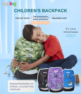 Ergobag PRIME Primary School Ergonomic Backpack Light Burden Kid Bag Height Adjustable Child Bag 20L [German Brand]