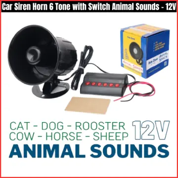 Animal sounds car horn discount
