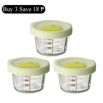SWL Glass Preservation Box Baby Food Container Frozen Heat-resistant Portable Sealed Storage Box