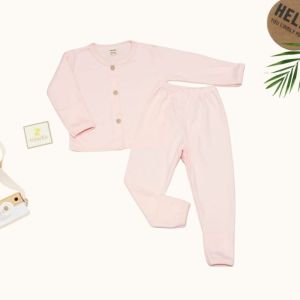 WINTEKU - SETELAN PANJANG KANCING DEPAN POLOS WINTEKU - PIYAMA ANAK - BAJU ANAK - BAJU TIDUR ANAK - BAJU BAYI