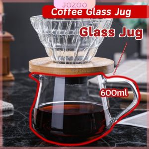 Jozoo Household Glass Coffee Jug Hand Brewed Coffee Maker Teapot