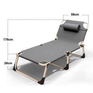 Ice Bamboo Folding Chair  Foldable Lazy Chair Reclining Chair Bed Patio Lounge Chair Single Sofa Bed Office Lunch Bed Lounge Chair Indoor Leisure Balcony