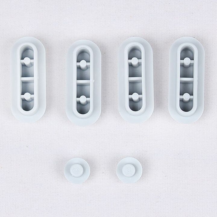[Hot K] 6*Universal Toilet Seat Buffers Pack EVA White Stop Bumper