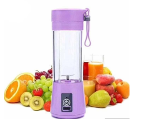 Máy xay sinh tố mini cầm tay sạc pin 6 lưỡi tiện lợi- Máy xay cầm tay 6 lưỡi inox (màu ngẫu nhiên) cổng sạc USB tiện lợi an toàn