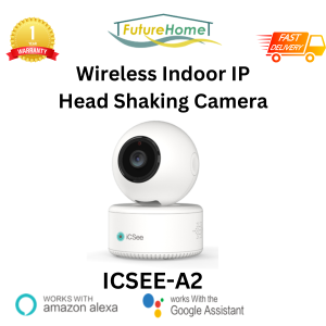 [SG LOCAL] ICSEE-A2 (3Mega Pixel) Wireless indoor network head shaking machine camera Future Home Solution ICSee Mobile App.