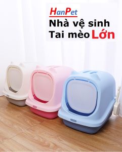 Nhà vệ sinh cho mèo siêu lớn (tai mèo lớn)