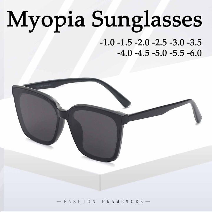 Fashion Myopia Sunglasses Men Women Drive Polorized Nearsighted Sun Glasses with Grade Shades for Women Shades for Men Lazada Lazada PH