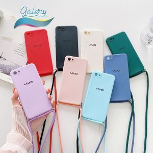 GC Case Casing Sling Candy Macaroon Premium tali lanyard Casing VIVO Y91 Y93 Y95 Y1S V5 Y67 Y66 V9 V11i V15 V15 PRO V20SE S1 S1 PRO Z1 PRO [SO]