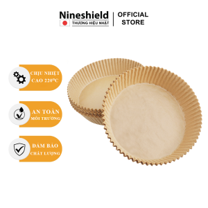 Giấy Lót Nồi Chiên Không Dầu Set 50 Tờ Size 20cm 23cm Dùng Cho Nồi Chiên Lò Nướng Giảm Tối Đa Dầu Mỡ Bám Vào Nồi Chiên