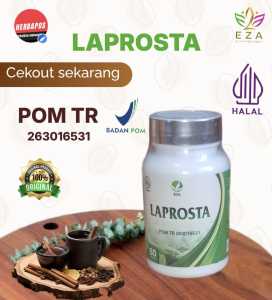 EZA Herba Natural Prostat berganti nama LAPROSTA | mengatasi radang prostat | POM TR