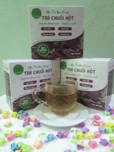 160 gói trà hạt chuối hột rừng trà túi lọc chuối hột Bảo Khang tan sỏi thận tốt cho xương khớp điều hòa đường huyết thanh lọc cơ thể