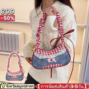 YOOXI 【การจัดส่งสินค้า3-5วัน】แฟชั่นกระเป๋าเด็กหญิงสาวสบายๆ กระเป๋าไหล่กระเป๋าเด็กหญิงโบว์ที่มีความจุขนาดใหญ่กระเป๋าไหล่นักเรียน