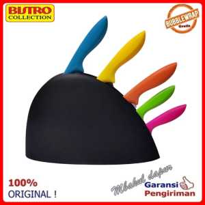 Pisau Set Pisau Stainless Pisau Dapur Set Pelangi Pisau Stainless Tebal Bistro BO K1306