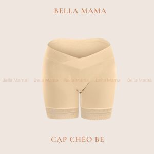 Quần Bầu mặc trong váy nữ Quần đùi ren bầu Quần bầu cạp cao/cạp chéo ôm bụng Quần mặc trong váy bầu Bella