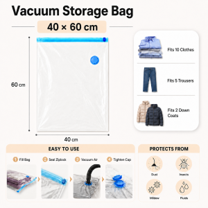 Vacuum Storage Bag Travel Reusable Vacum Seal Bag Luggage Space Saving Storage Bag Compression Bag 真空收纳袋