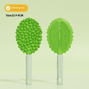 BEIERWA หวีนวดทุเรียนสำหรับสัตว์เลี้ยงสำหรับแมวกำจัดขนและเครื่องมือการดูแลผิวได้อย่างมีประสิทธิภาพ