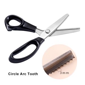 Photo Lace Cutter Scissors Children And Adults Lace Tailor Big Wavy Dog Tooth Fabric Sawtooth