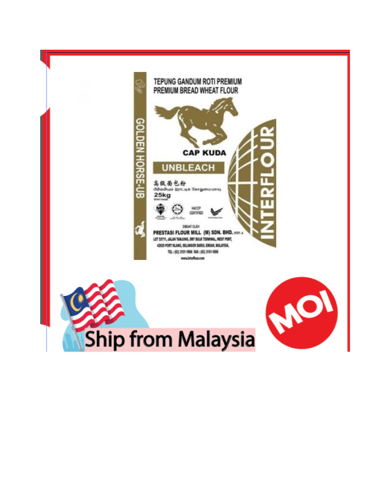 Golden Horse HIGH PROTEIN Flour Tepung Roti High Protein [Bread Flour