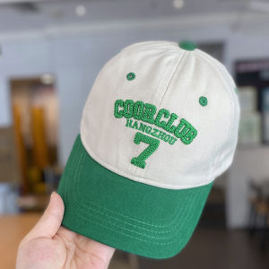 Korean Kids Baseball Caps Fashion Letter Embroidery Patchwork Adjustable Peaked Hats For Boy Girl Outdoor Children Sun Visor Hat